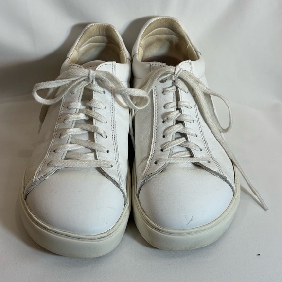 BIRKENSTOCK Sz 41 or 10 Bend Low White Lace-Up Leather Sneakers - Picture 2 of 11